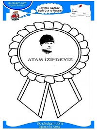 Çocuklar İçin 10 Kasım Boyama Sayfaları 